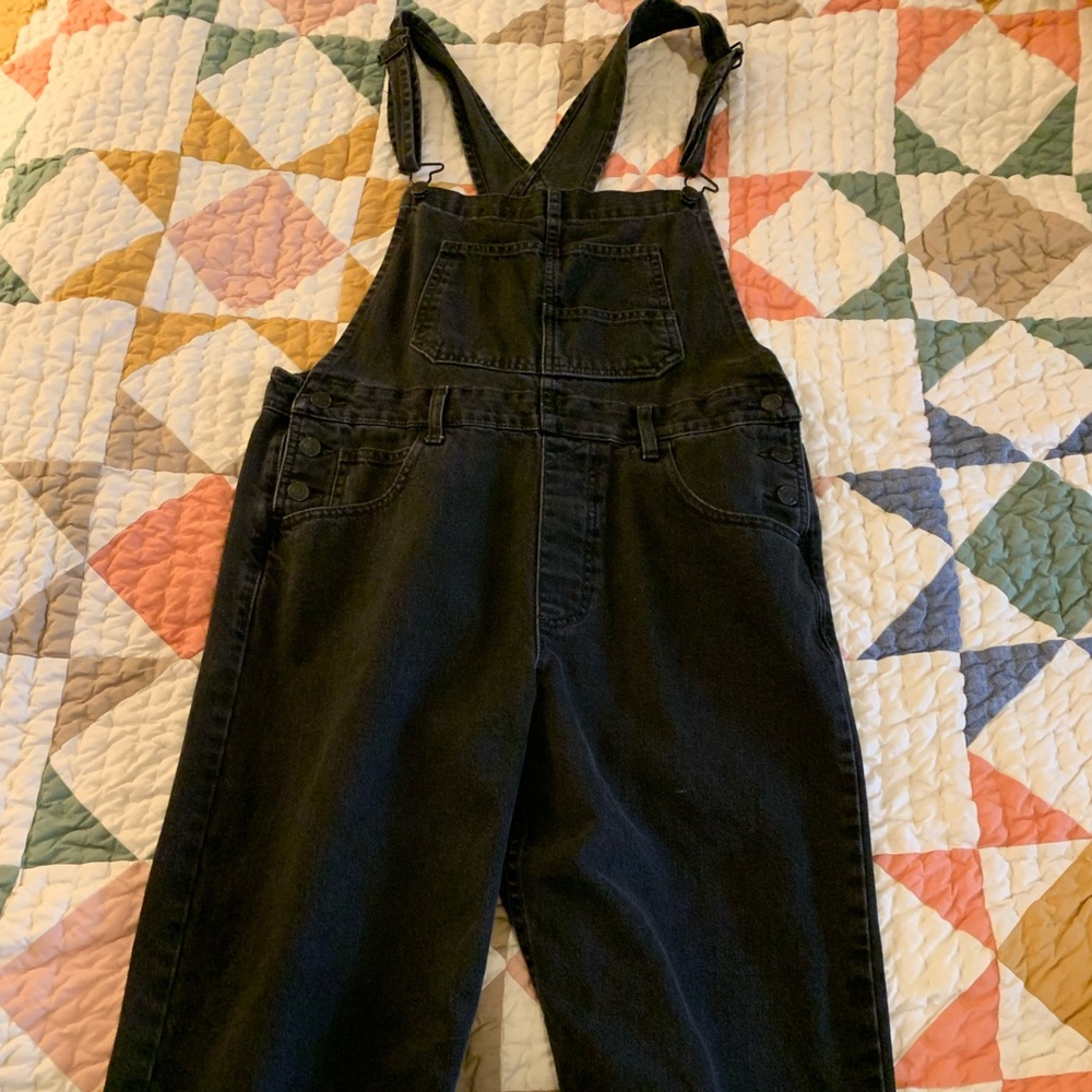 Black free people ziggy overalls
